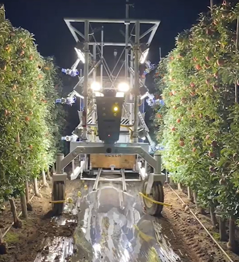 Harvesting Robot Picks 30 Apples Per Minute